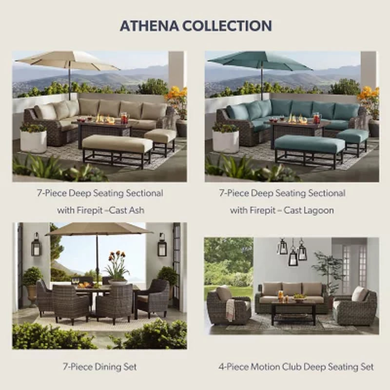 Member'S Mark Athena 7-Piece Sectional with Firepit